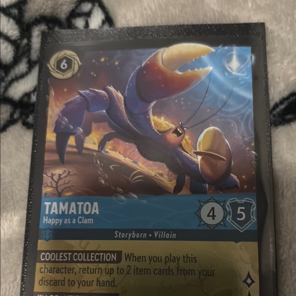 Tamatoa Happy as a Clam Card
